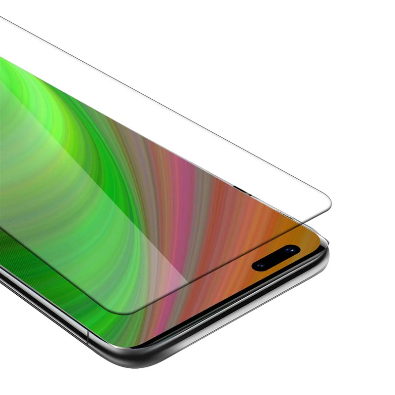 Cadorabo Panzer Folie kompatibel mit Huawei MATE 40 PRO - Schutzfolie Gehärtetes (Tempered) Display-Schutzglas in 9H Härte mit 3D Touch Kompatibilität