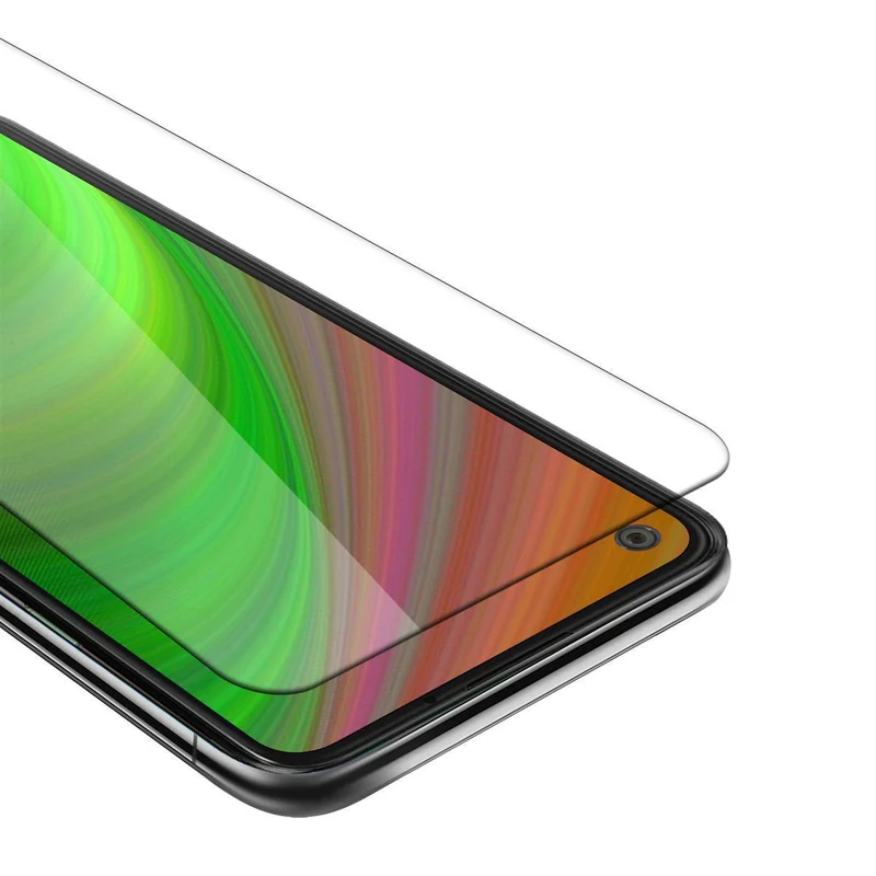 Cadorabo Panzer Folie kompatibel mit HTC Desire 20 PRO - Schutzfolie Gehärtetes (Tempered) Display-Schutzglas in 9H Härte mit 3D Touch Kompatibilität