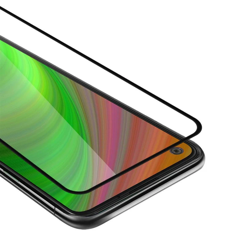 Cadorabo Vollbild Panzer Folie kompatibel mit WIKO VIEW 5 - Schutzfolie Gehärtetes (Tempered) Display-Schutzglas in 9H Härte mit 3D Touch