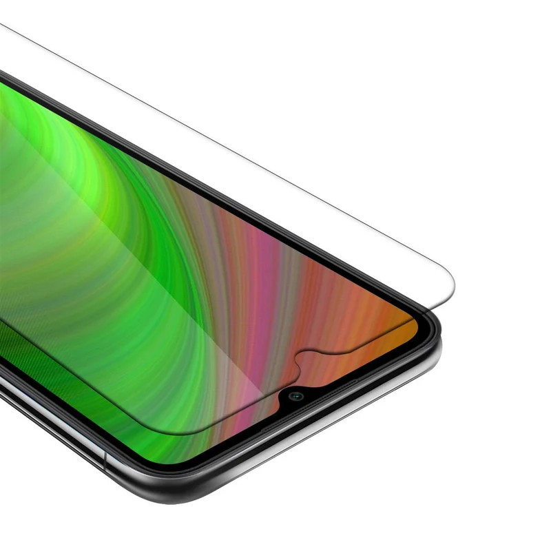 Cadorabo Panzer Folie kompatibel mit Xiaomi RedMi 9C - Schutzfolie Gehärtetes (Tempered) Display-Schutzglas in 9H Härte mit 3D Touch Kompatibilität