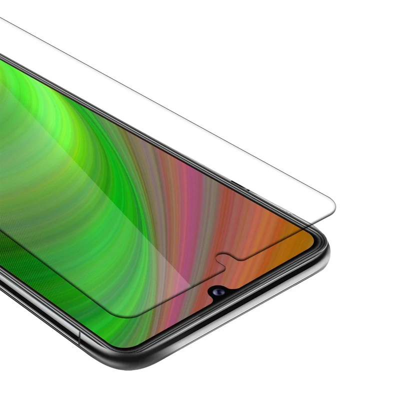 Cadorabo Panzer Folie kompatibel mit Huawei P SMART S - Schutzfolie Gehärtetes (Tempered) Display-Schutzglas in 9H Härte mit 3D Touch Kompatibilität