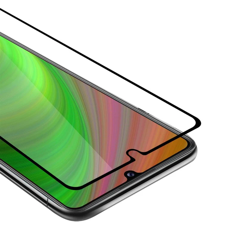 Cadorabo Vollbild Panzer Folie kompatibel mit Samsung Galaxy A42 4G - Schutzfolie Gehärtetes (Tempered) Display-Schutzglas in 9H Härte mit 3D Touch