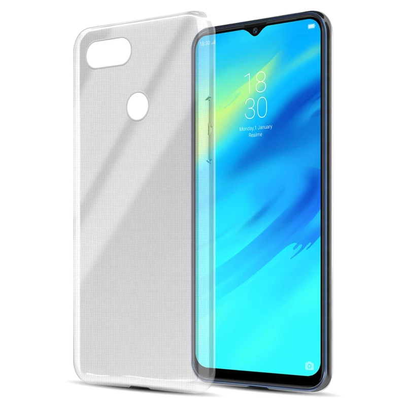 Cadorabo Hülle kompatibel mit Oppo Realme 7 PRO Schutzhülle aus flexiblem TPU Silikon