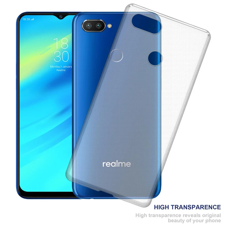 Cadorabo Hülle kompatibel mit Oppo Realme 7 PRO Schutzhülle aus flexiblem TPU Silikon