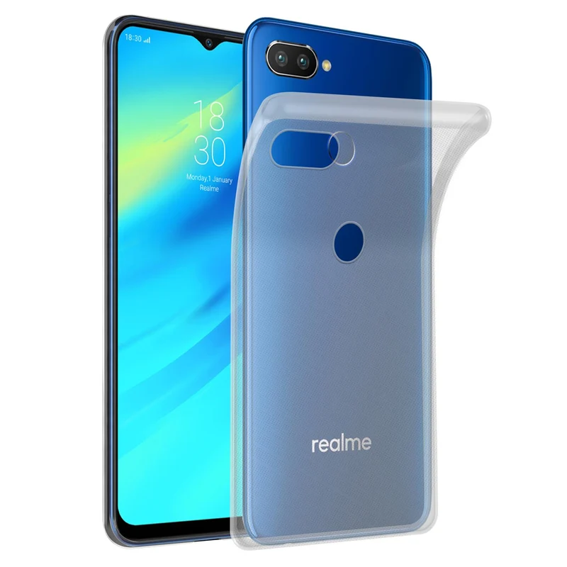 Cadorabo Hülle kompatibel mit Oppo Realme 7 PRO Schutzhülle aus flexiblem TPU Silikon