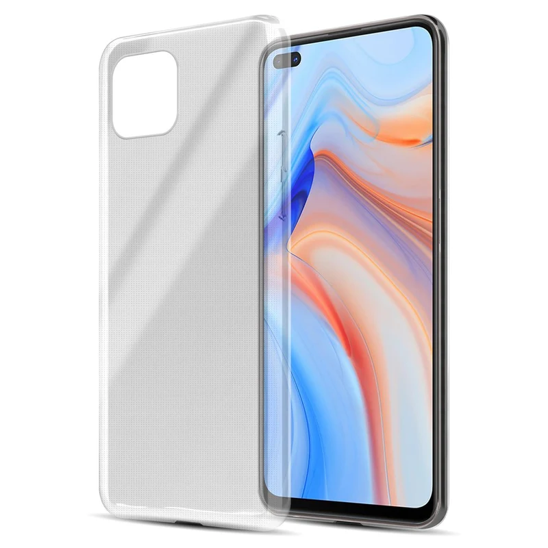 Cadorabo Hülle kompatibel mit Oppo Reno4 Z Schutzhülle aus flexiblem TPU Silikon