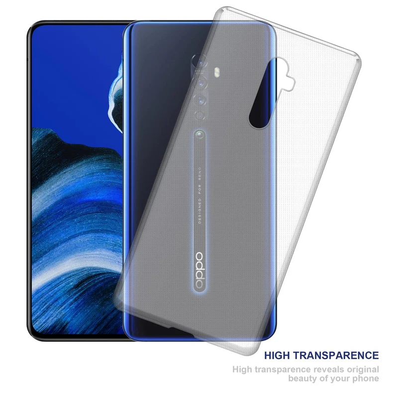 Cadorabo Hülle kompatibel mit Oppo Reno2 Z Schutzhülle aus flexiblem TPU Silikon