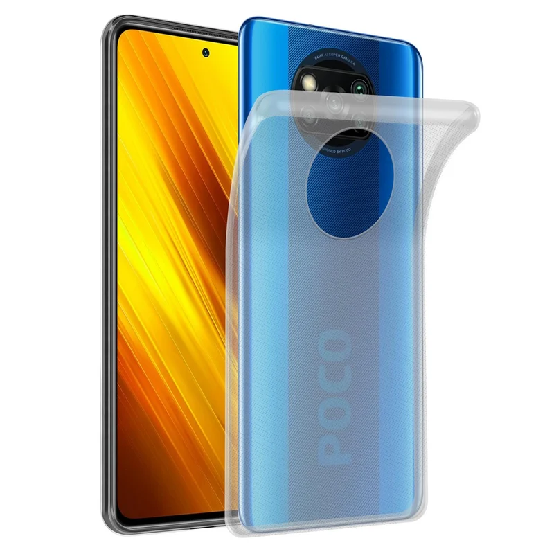 Cadorabo Hülle kompatibel mit Xiaomi POCO X3 NFC Schutzhülle aus flexiblem TPU Silikon