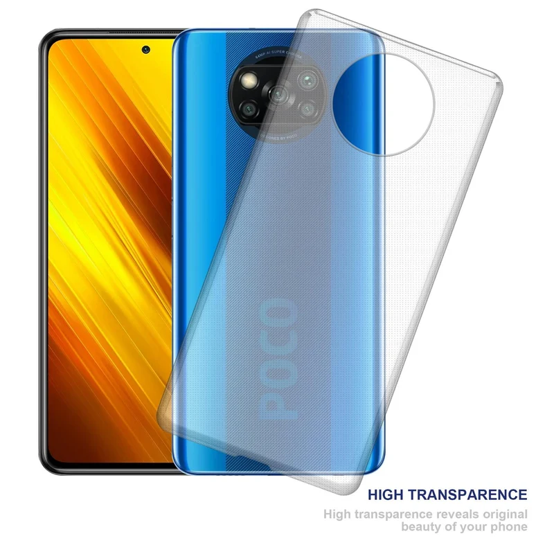 Cadorabo Hülle kompatibel mit Xiaomi POCO X3 NFC Schutzhülle aus flexiblem TPU Silikon