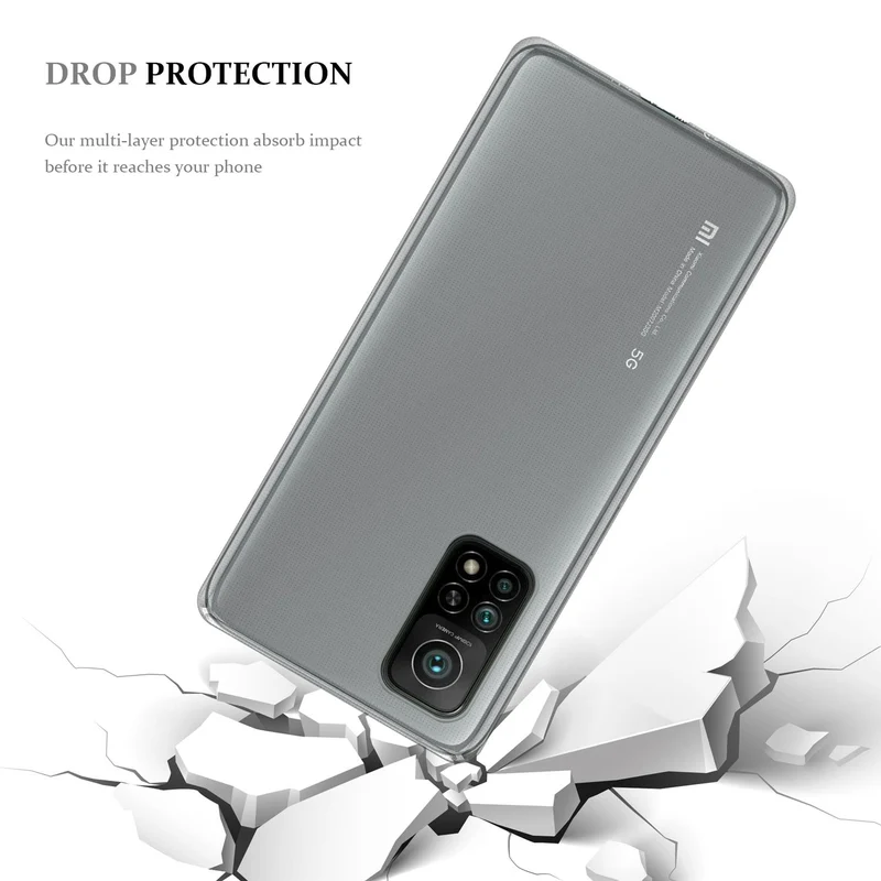 Cadorabo Hülle kompatibel mit Xiaomi Mi 10T / Mi 10T PRO Schutzhülle aus flexiblem TPU Silikon
