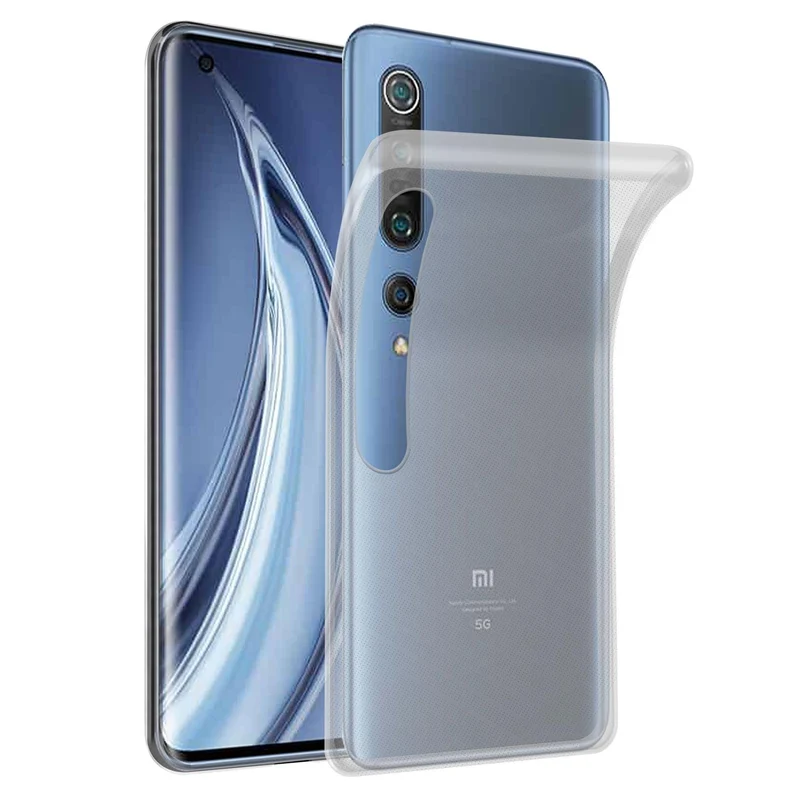 Cadorabo Hülle kompatibel mit Xiaomi Mi 10 / Mi 10 PRO Schutzhülle aus flexiblem TPU Silikon