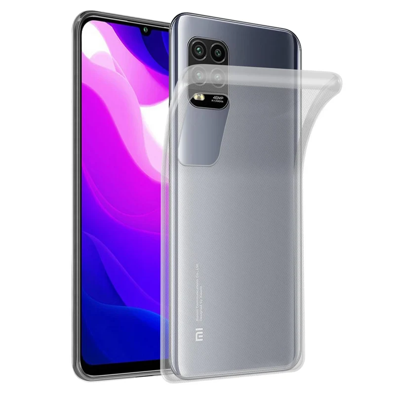 Cadorabo Hülle kompatibel mit Xiaomi Mi 10 LITE Schutzhülle aus flexiblem TPU Silikon