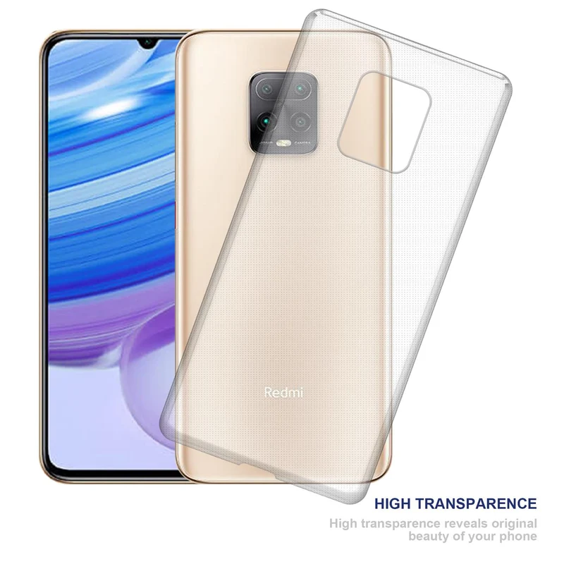 Cadorabo Hülle kompatibel mit Xiaomi RedMi 10X 5G / RedMi 10X PRO 5G Schutzhülle aus flexiblem TPU Silikon