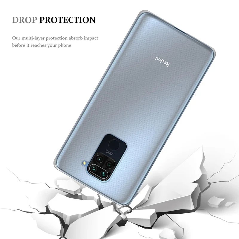 Cadorabo Hülle kompatibel mit Xiaomi RedMi 10X 4G Schutzhülle aus flexiblem TPU Silikon