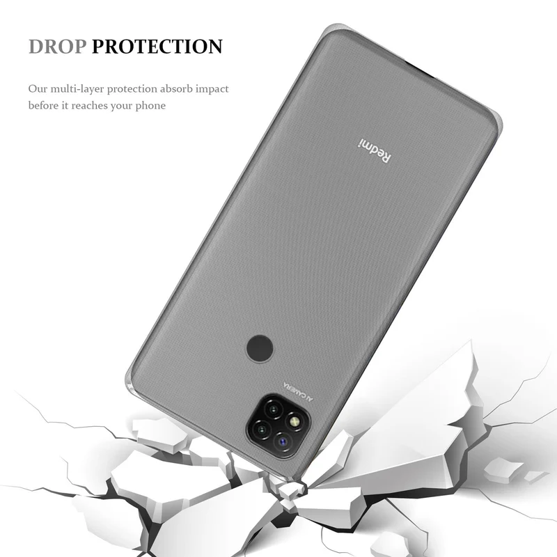 Cadorabo Hülle kompatibel mit Xiaomi RedMi 9C Schutzhülle aus flexiblem TPU Silikon