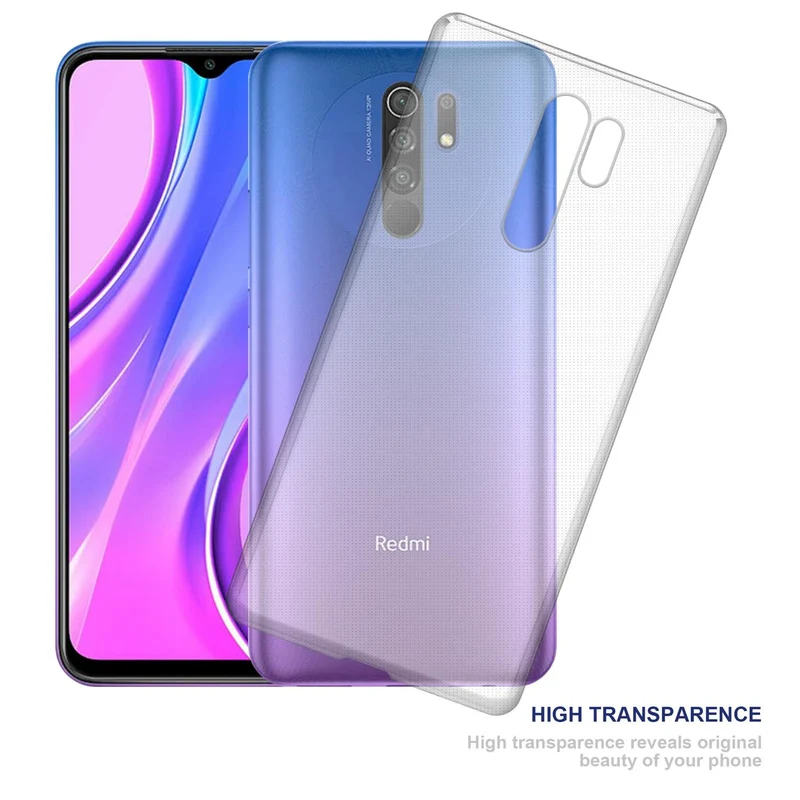 Cadorabo Hülle kompatibel mit Xiaomi RedMi 9 Schutzhülle aus flexiblem TPU Silikon