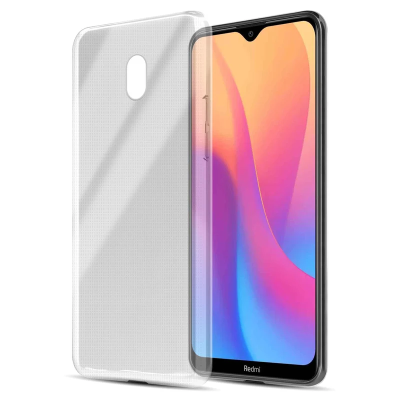 Cadorabo Hülle kompatibel mit Xiaomi RedMi 8A Schutzhülle aus flexiblem TPU Silikon