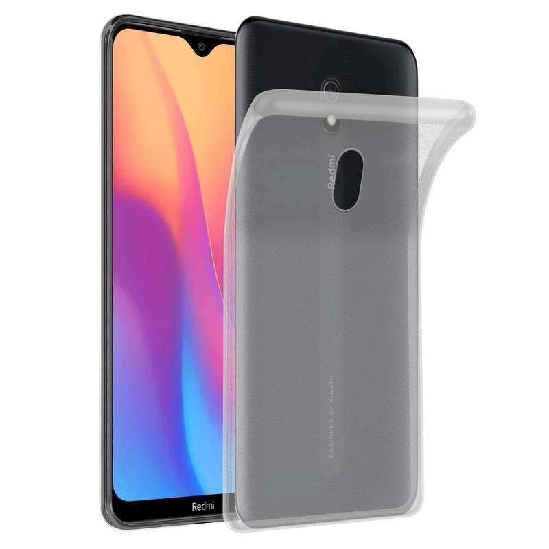 Cadorabo Hülle kompatibel mit Xiaomi RedMi 8A Schutzhülle aus flexiblem TPU Silikon
