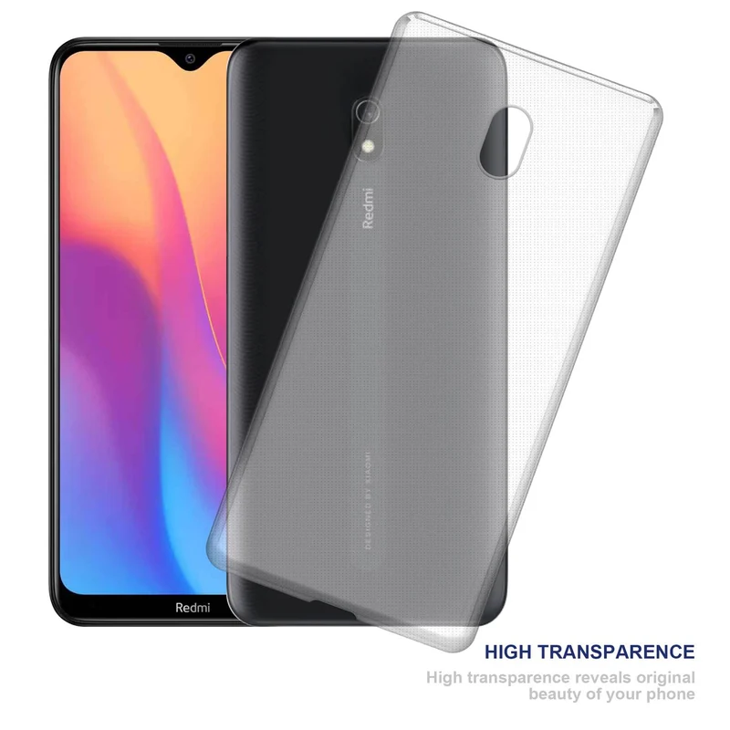 Cadorabo Hülle kompatibel mit Xiaomi RedMi 8A Schutzhülle aus flexiblem TPU Silikon