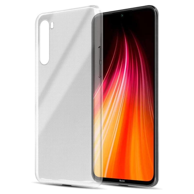 Cadorabo Hülle kompatibel mit Xiaomi RedMi NOTE 8 Schutzhülle aus flexiblem TPU Silikon