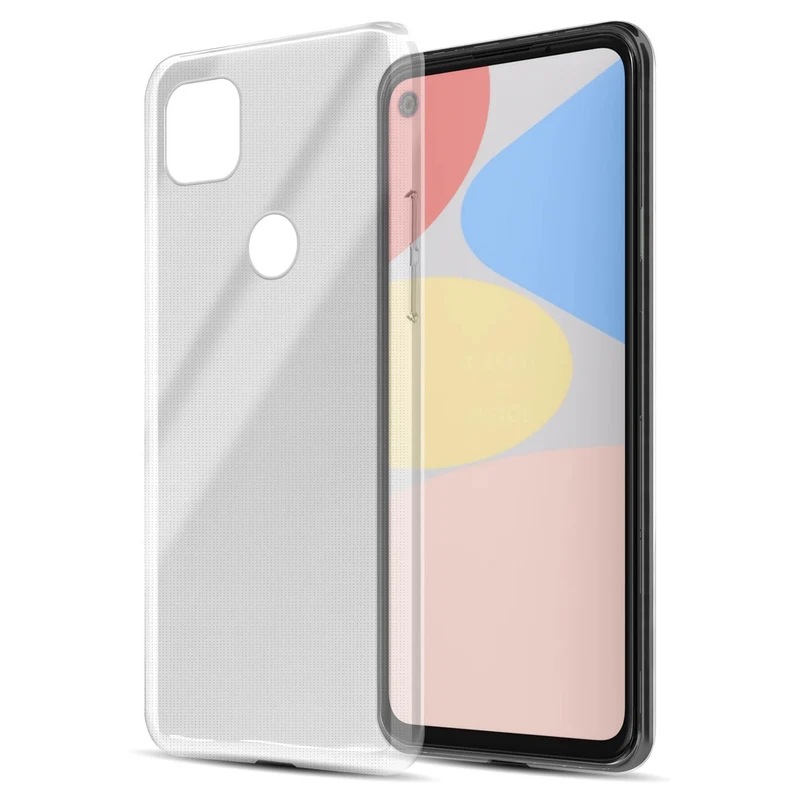 Cadorabo Hülle kompatibel mit Google PIXEL 4A 5G Schutzhülle aus flexiblem TPU Silikon