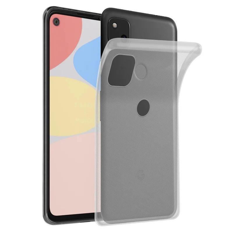 Cadorabo Hülle kompatibel mit Google PIXEL 4A 5G Schutzhülle aus flexiblem TPU Silikon