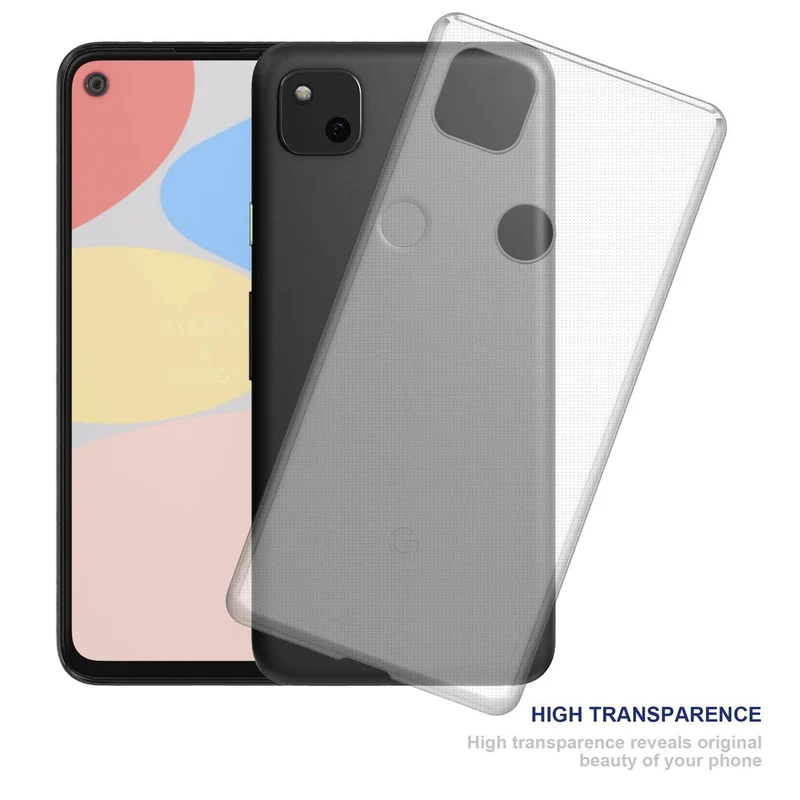 Cadorabo Hülle kompatibel mit Google PIXEL 4A 5G Schutzhülle aus flexiblem TPU Silikon