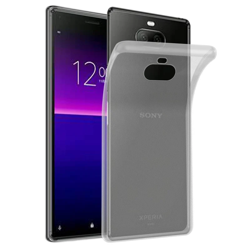 Cadorabo Hülle kompatibel mit Sony Xperia 8 Schutzhülle aus flexiblem TPU Silikon