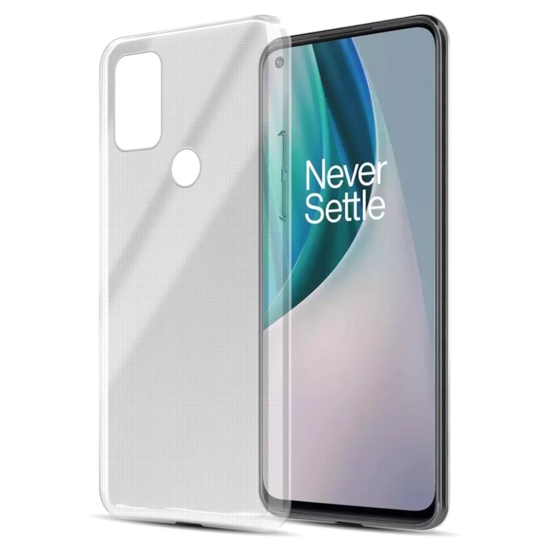 Cadorabo Hülle kompatibel mit OnePlus Nord N100 Schutzhülle aus flexiblem TPU Silikon