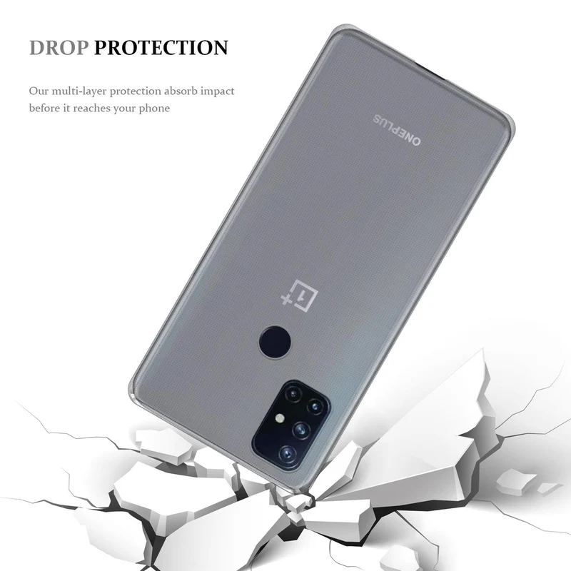 Cadorabo Hülle kompatibel mit OnePlus Nord N100 Schutzhülle aus flexiblem TPU Silikon