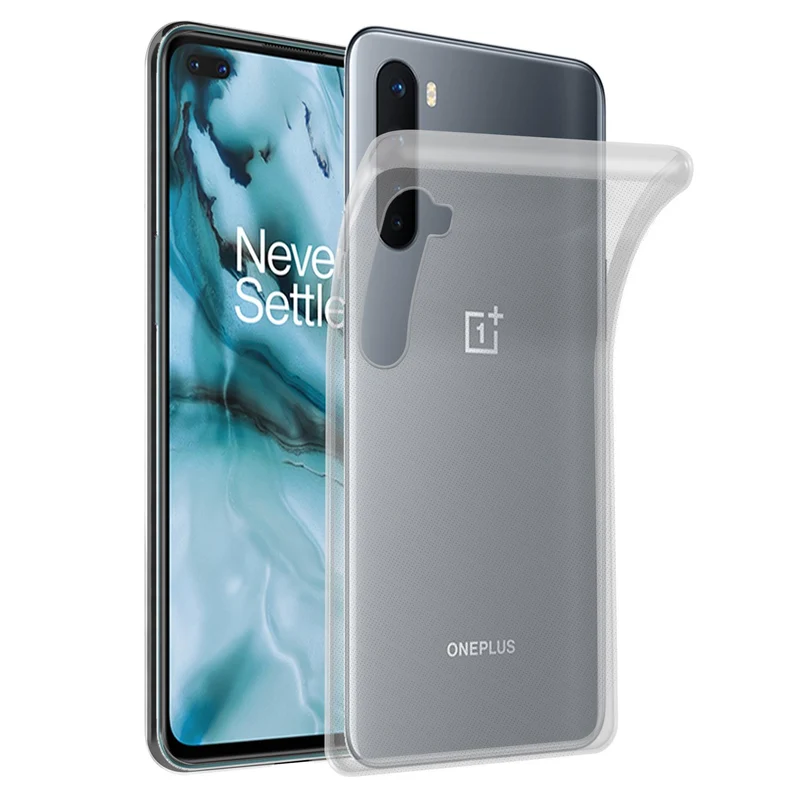 Cadorabo Hülle kompatibel mit OnePlus Nord Schutzhülle aus flexiblem TPU Silikon