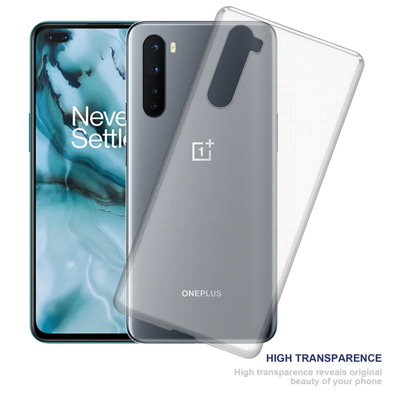 Cadorabo Hülle kompatibel mit OnePlus Nord Schutzhülle aus flexiblem TPU Silikon