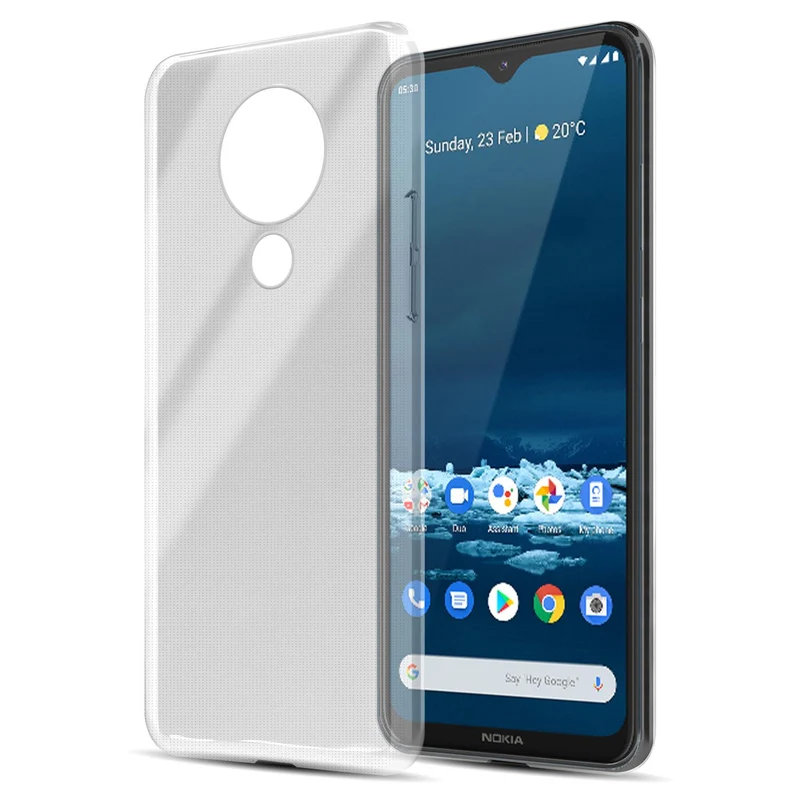 Cadorabo Hülle kompatibel mit Nokia 5,3 Schutzhülle aus flexiblem TPU Silikon