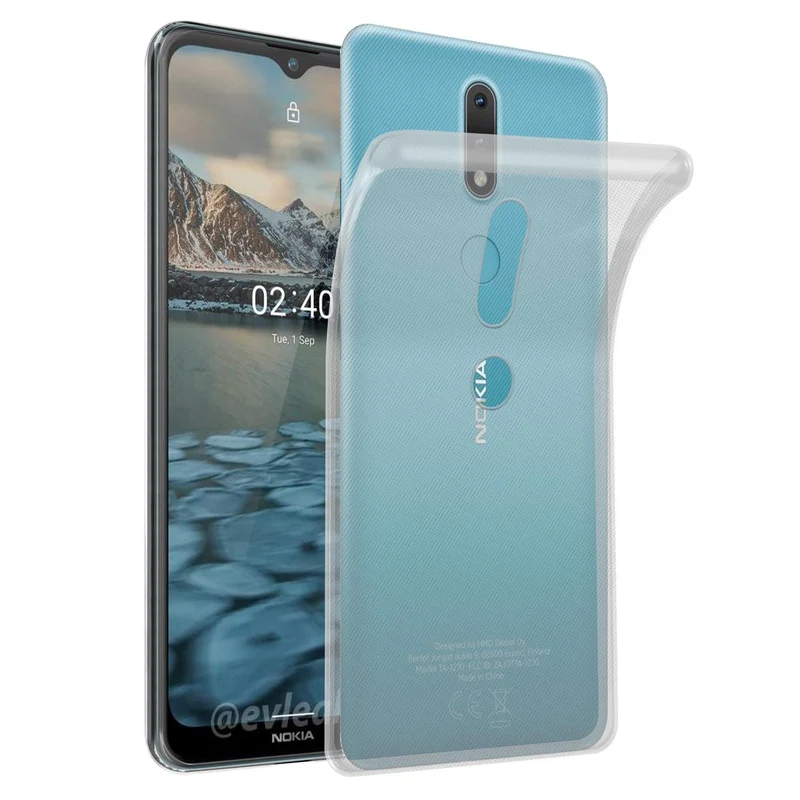 Cadorabo Hülle kompatibel mit Nokia 2,4 Schutzhülle aus flexiblem TPU Silikon