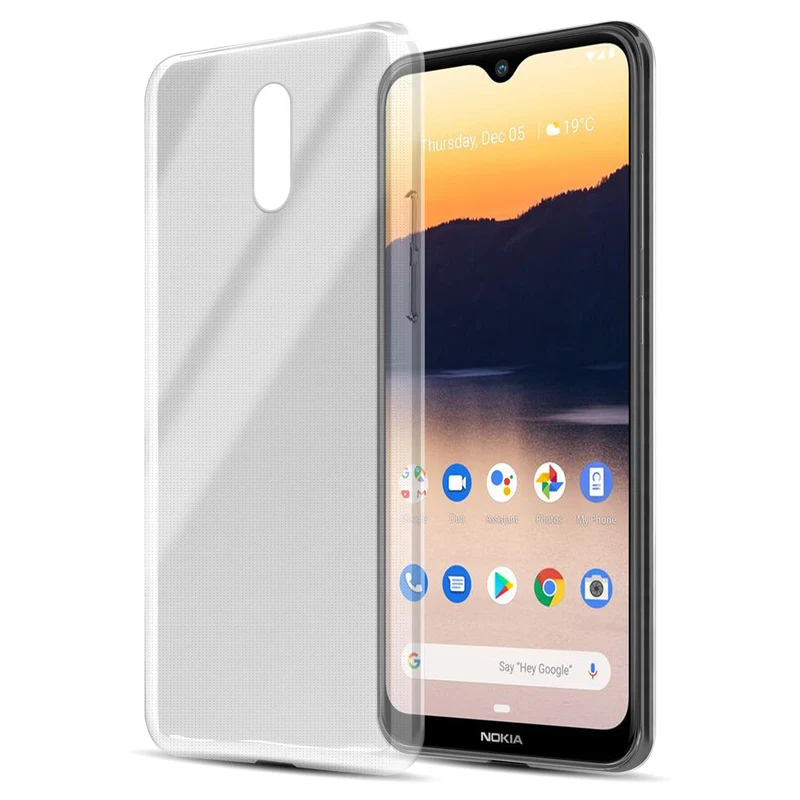 Cadorabo Hülle kompatibel mit Nokia 2,3 Schutzhülle aus flexiblem TPU Silikon