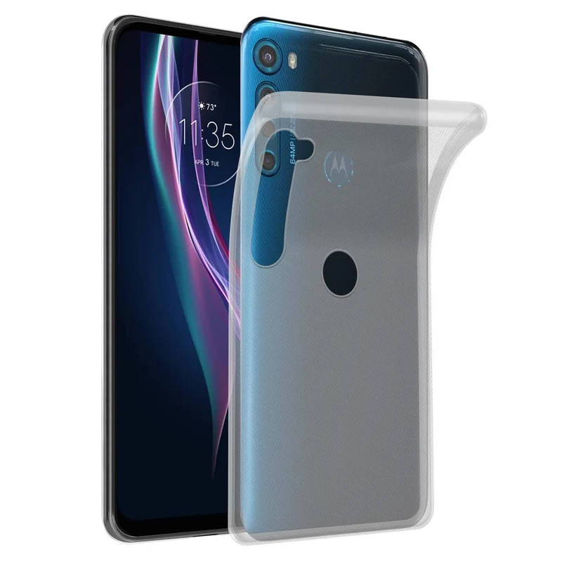 Cadorabo Hülle kompatibel mit Motorola ONE FUSION+ Schutzhülle aus flexiblem TPU Silikon
