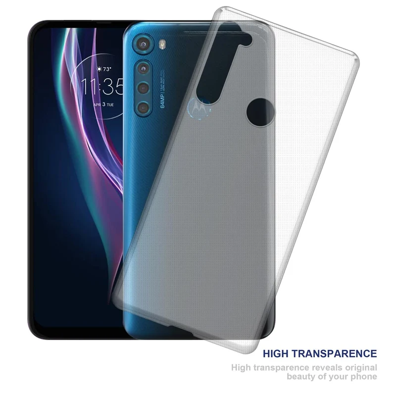 Cadorabo Hülle kompatibel mit Motorola ONE FUSION+ Schutzhülle aus flexiblem TPU Silikon