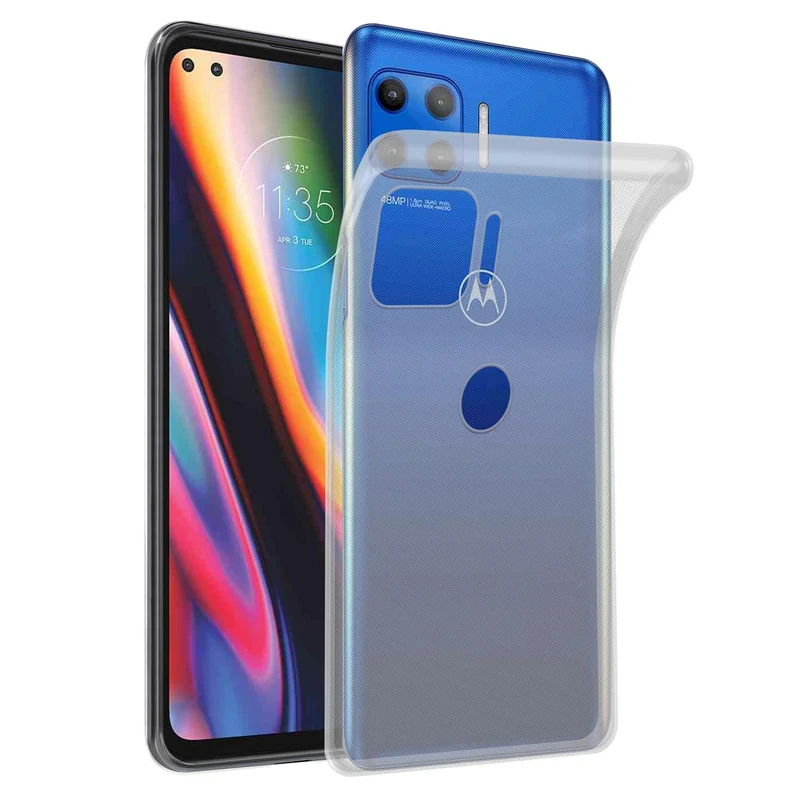 Cadorabo Hülle kompatibel mit Motorola MOTO G 5G PLUS Schutzhülle aus flexiblem TPU Silikon