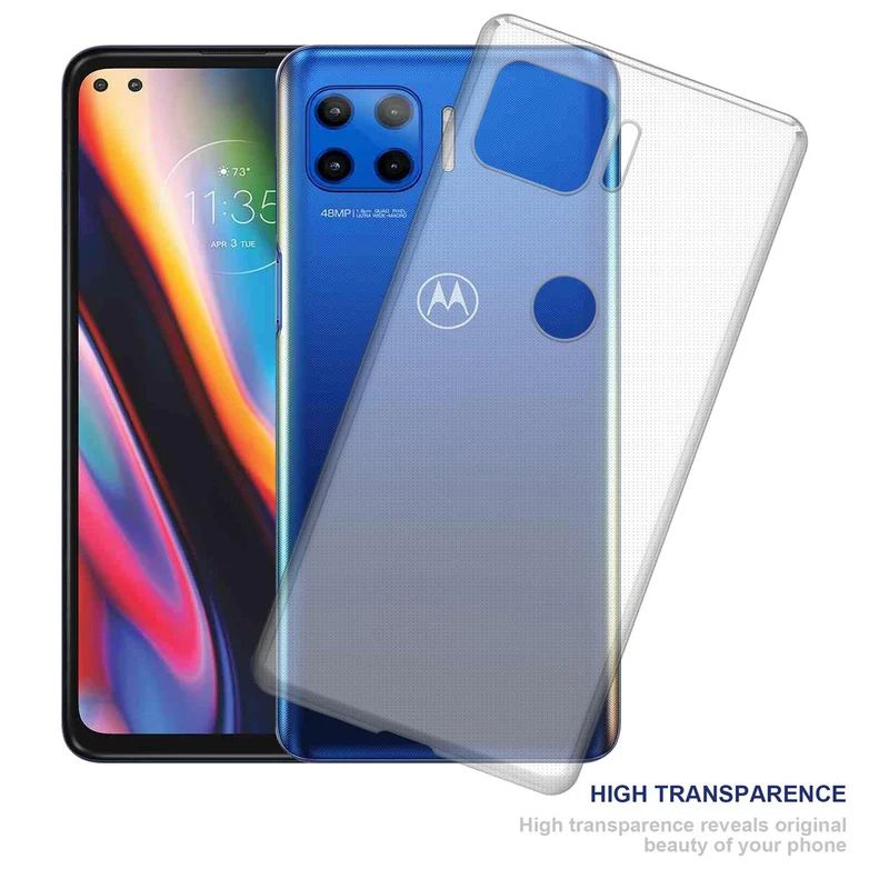 Cadorabo Hülle kompatibel mit Motorola MOTO G 5G PLUS Schutzhülle aus flexiblem TPU Silikon