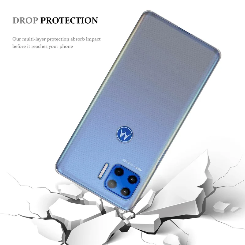 Cadorabo Hülle kompatibel mit Motorola MOTO G 5G PLUS Schutzhülle aus flexiblem TPU Silikon