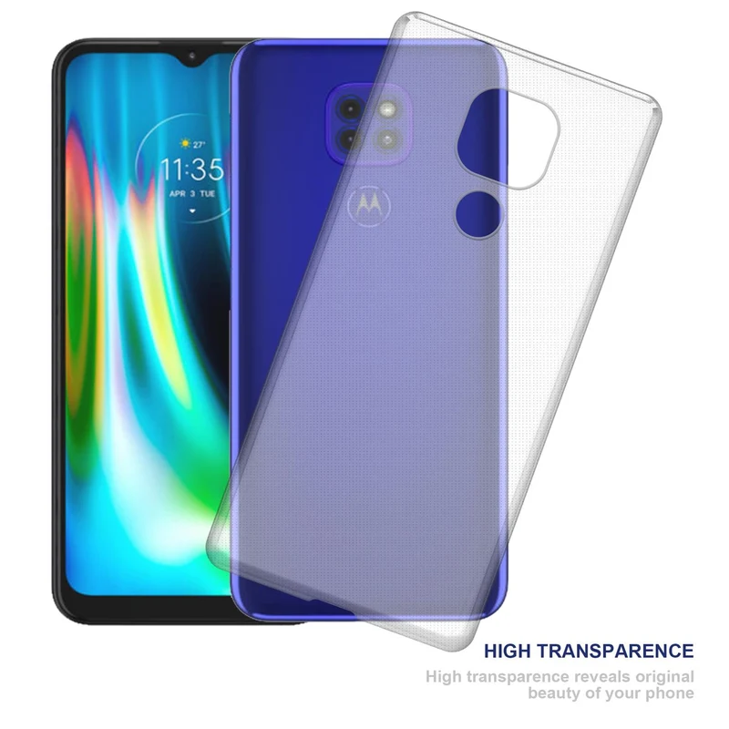 Cadorabo Hülle kompatibel mit Motorola MOTO G9 PLAY Schutzhülle aus flexiblem TPU Silikon