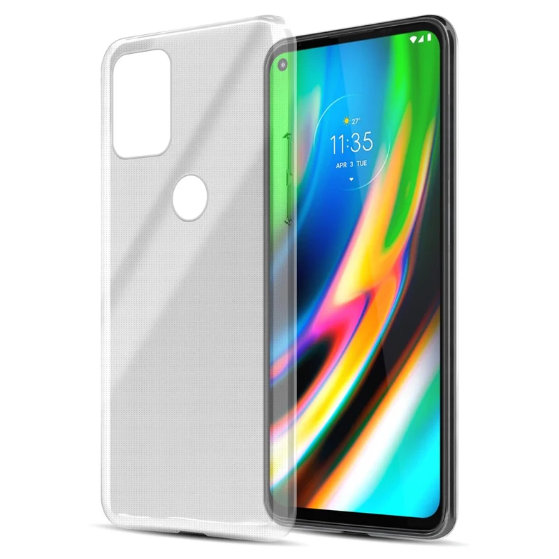 Cadorabo Hülle kompatibel mit Motorola MOTO G9 PLUS Schutzhülle aus flexiblem TPU Silikon