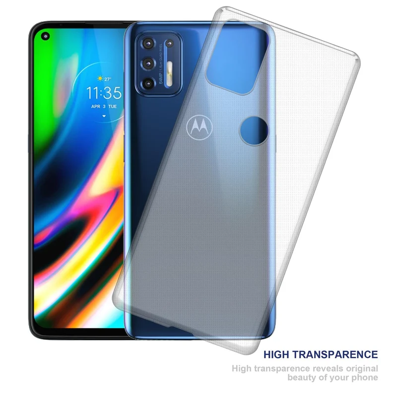 Cadorabo Hülle kompatibel mit Motorola MOTO G9 PLUS Schutzhülle aus flexiblem TPU Silikon