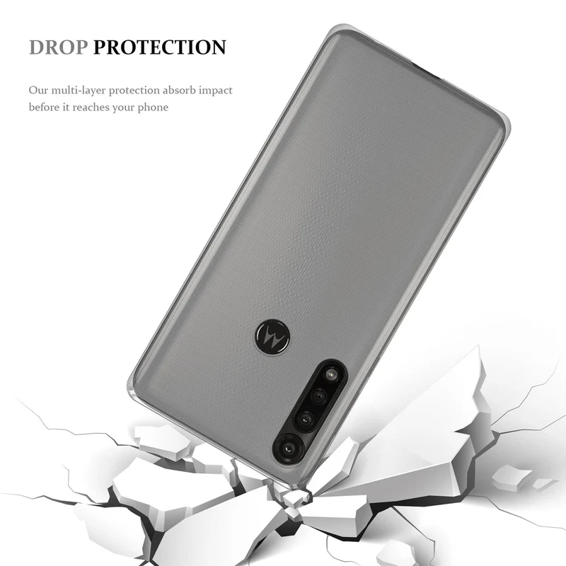 Cadorabo Hülle kompatibel mit Motorola MOTO G8 POWER LITE Schutzhülle aus flexiblem TPU Silikon