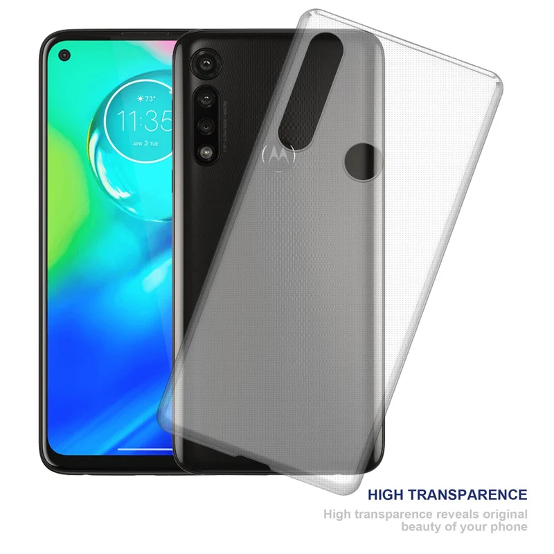 Cadorabo Hülle kompatibel mit Motorola MOTO G8 POWER LITE Schutzhülle aus flexiblem TPU Silikon