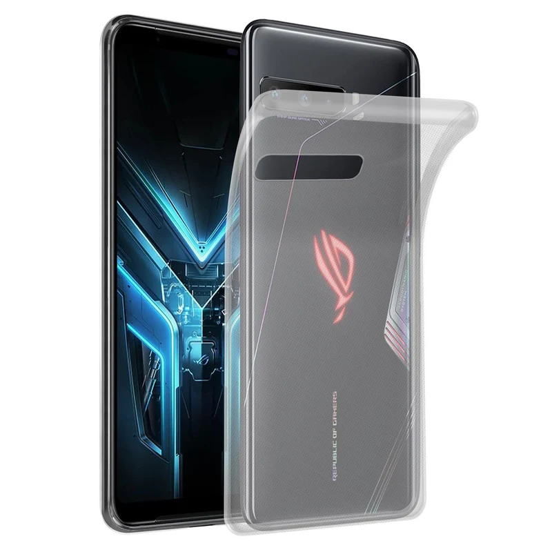 Cadorabo Hülle kompatibel mit Asus ROG Phone 3 Schutzhülle aus flexiblem TPU Silikon