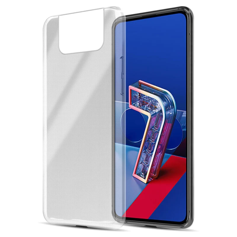 Cadorabo Hülle kompatibel mit Asus ZenFone 7 Schutzhülle aus flexiblem TPU Silikon