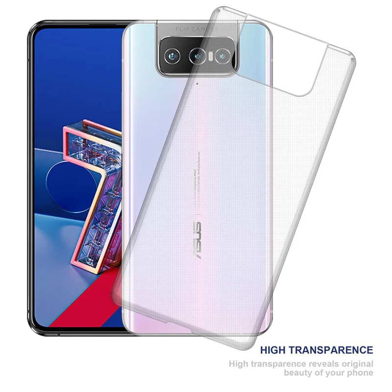 Cadorabo Hülle kompatibel mit Asus ZenFone 7 Schutzhülle aus flexiblem TPU Silikon