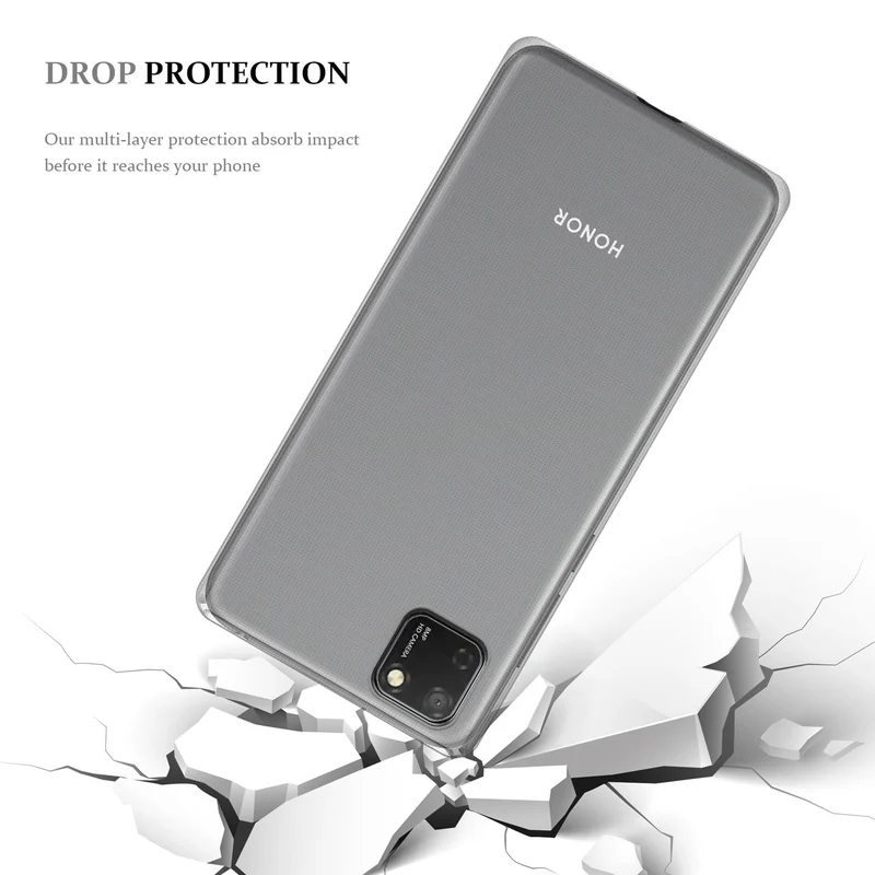Cadorabo Hülle kompatibel mit Honor 9S / Huawei Y5P Schutzhülle aus flexiblem TPU Silikon