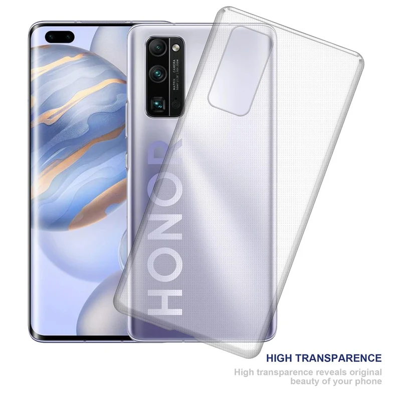Cadorabo Hülle kompatibel mit Honor 30S Schutzhülle aus flexiblem TPU Silikon